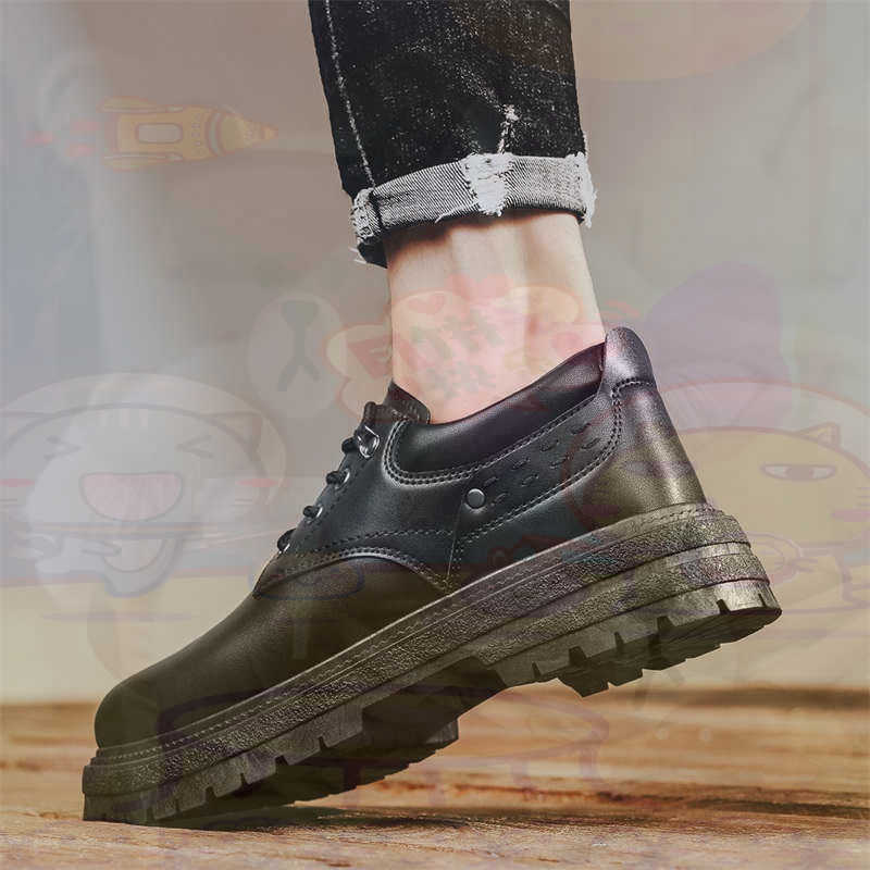Wedding Supply Store Canada - 어두운 천연 가죽 패션 트레이너 테니스