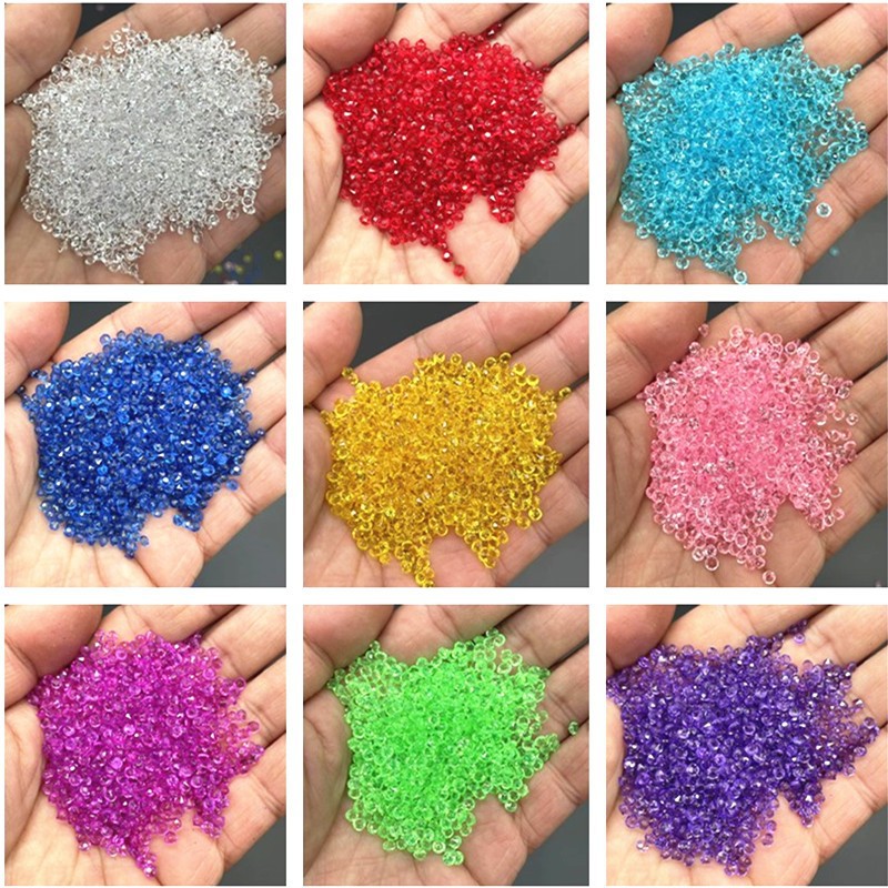 3000개 미니 크리스탈 인조 다이아몬드 아크릴 라인스 - Wedding Decoration Supply 리뷰 및 가격