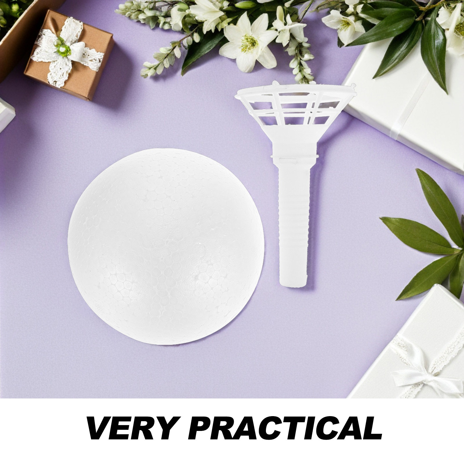 1 세트 폼 꽃다발 홀더 신부 웨딩 꽃 손잡이 강력한  - Wedding Decoration Supply 리뷰 및 가격