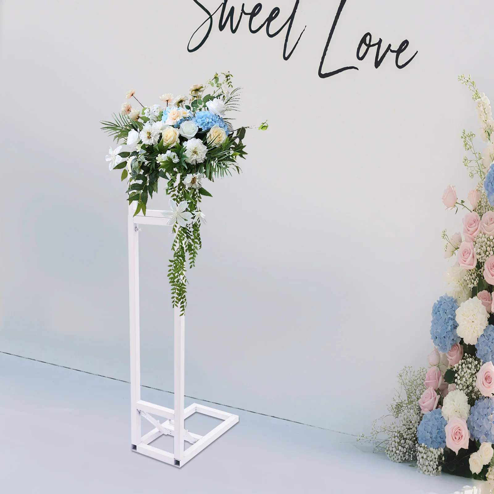 화이트 웨딩 아치 스탠드, 직사각형 백드롭 스탠드, 정 - Wedding Balloon Arch 리뷰 및 가격