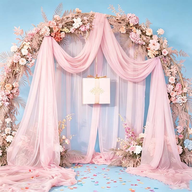 소프트 미스트 라이트 핑크 드레이프 튤 원단 롤, 프렌 - Wedding Balloon Arch 리뷰 및 가격
