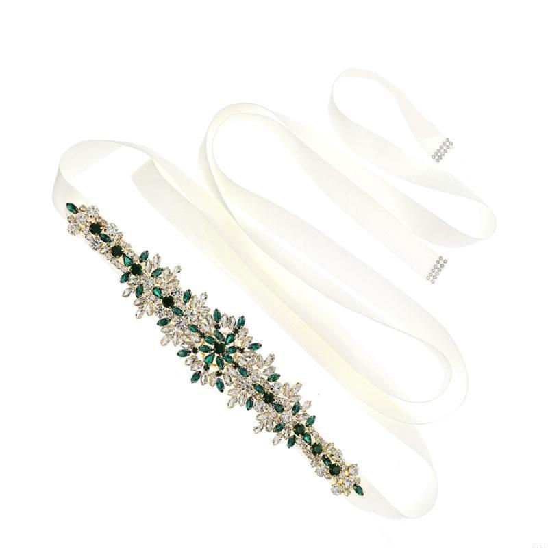 고급스러운 크리스탈 웨딩 새시 라인스톤 리본 벨트 신부 - Bridal Sash Ribbon 리뷰 및 가격