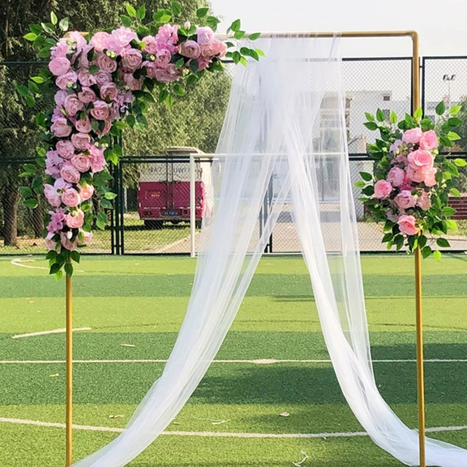 2.1x2m / 79x83inch 골드 웨딩 아치 광장 - Wedding Balloon Arch 리뷰 및 가격