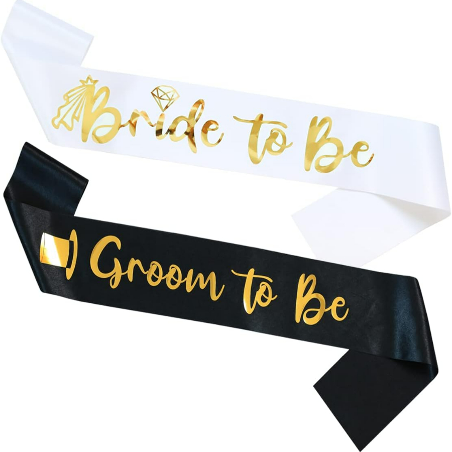 2개/1세트 처녀 파티 띠 리본 세트 - 결혼식 신랑  - Bridal Sash Ribbon 리뷰 및 가격