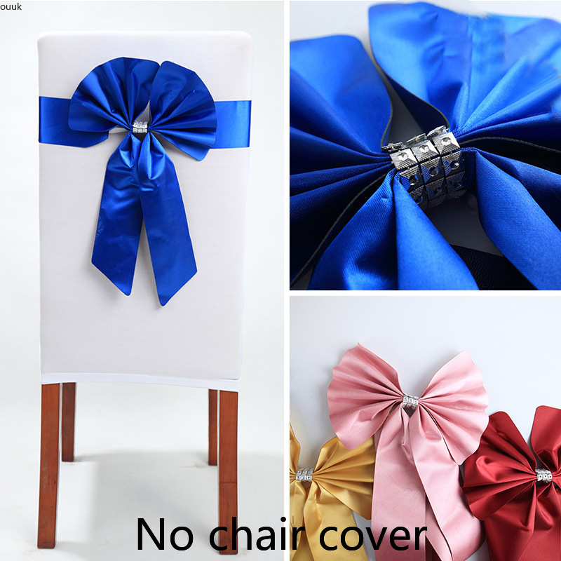 10개 버건디 & 로얄 블루 탄성 의자 커버, 웨딩 파 - Chair Sash Organza 리뷰 및 가격