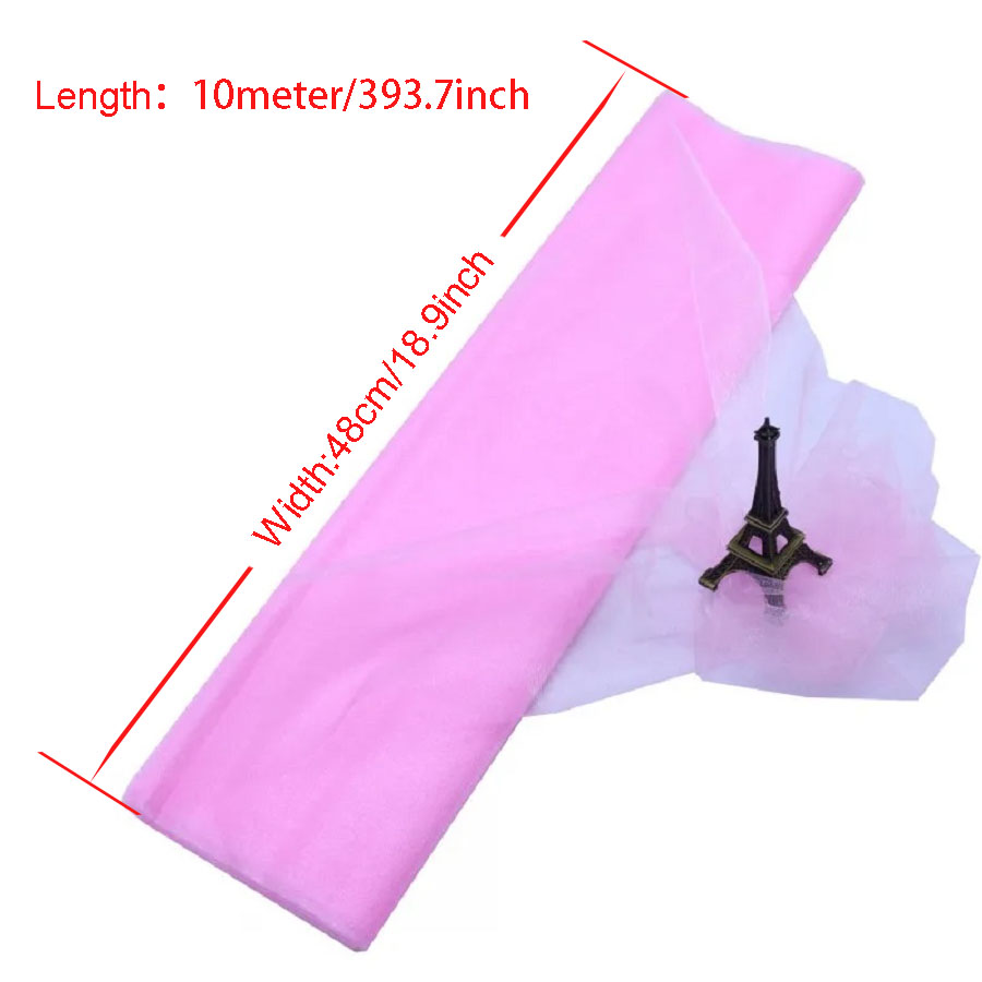 10m 웨딩 장식 Tulle 롤 크리스탈 Organza - Chair Sash Organza 리뷰 및 가격
