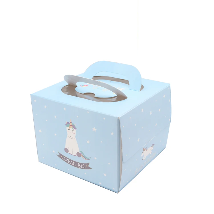8인치 케이크 상자 5개 (창문 손잡이 포함) 크라프트 - Supplier Wedding 리뷰 및 가격