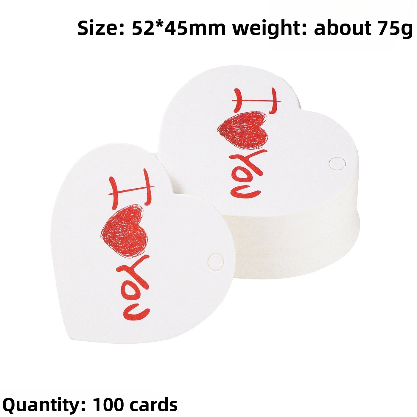 100개 감사 선물 태그 카드 하트 사랑 가방 행택 웨 - Wedding Decoration Supply 리뷰 및 가격