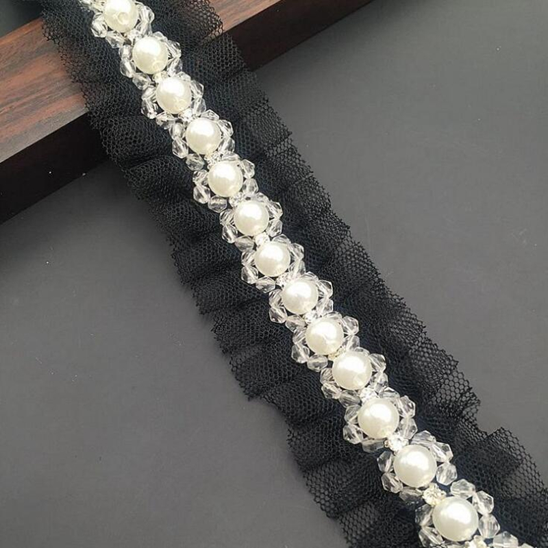 1 야드 1.5 cm 아이보리 진주 페르시 수제 레이스 - Bridal Sash Ribbon 리뷰 및 가격