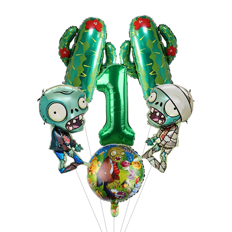 PVZ 식물 vs 좀비 풍선 팩, 테마 파티 사진 소품 - Supply Wedding Venue 리뷰 및 가격