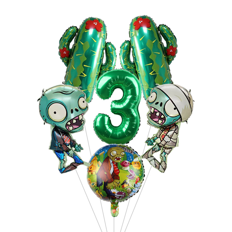 PVZ 식물 vs 좀비 풍선 팩, 테마 파티 사진 소품 - Supply Wedding Venue 리뷰 및 가격