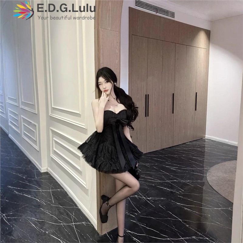 EDGLuLu Strapless Bow 우아한 파티 드 - Wedding Lulu 리뷰 및 가격